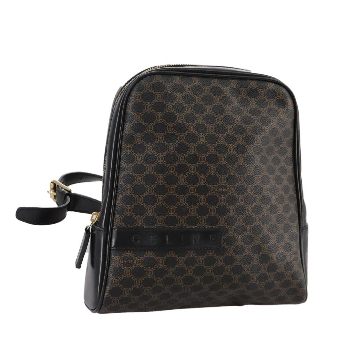 Celine Celine Vintage Macadam Backpack Canvas and Leather Size ONE SIZE - 19 Thumbnail