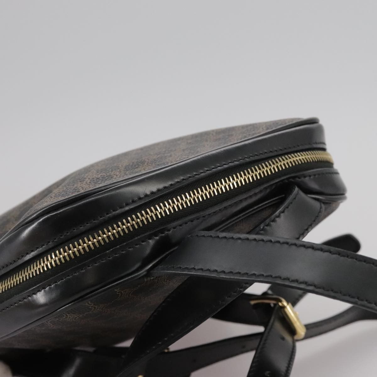 Celine Celine Vintage Macadam Backpack Canvas and Leather Size ONE SIZE - 16 Thumbnail