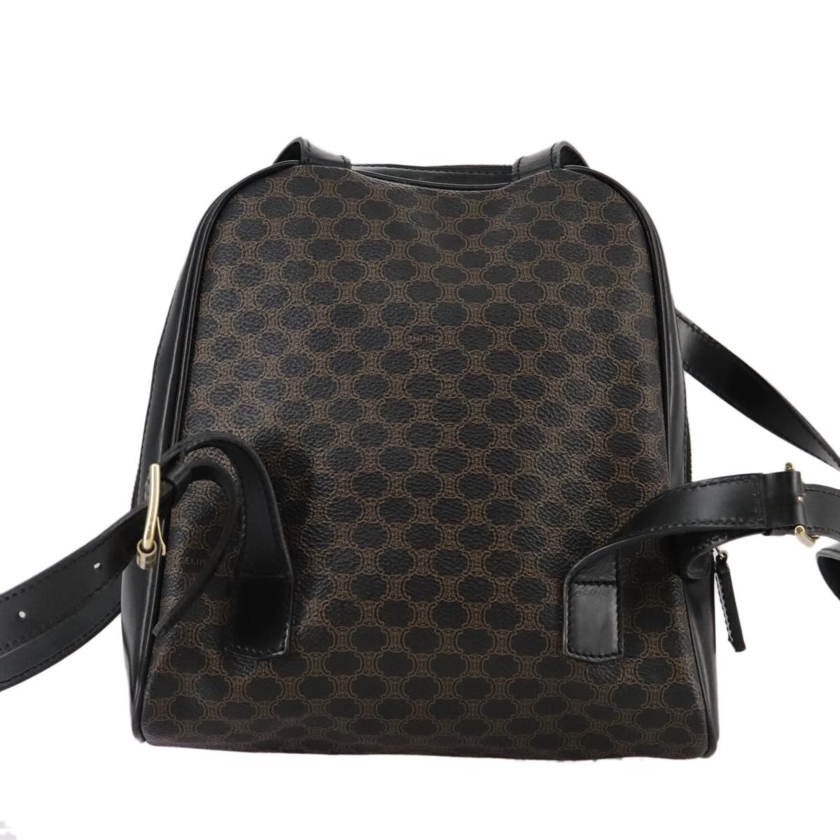 Celine Celine Vintage Macadam Backpack Canvas and Leather Size ONE SIZE - 2 Thumbnail