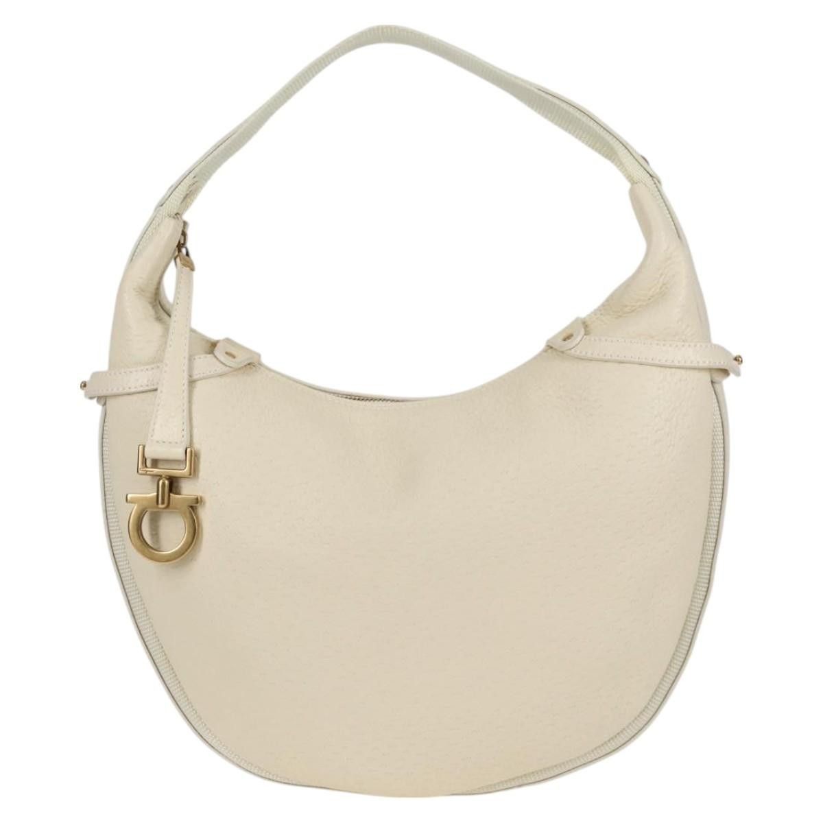 Salvatore Ferragamo Salvatore Ferragamo Gancini Hobo Leather Size ONE SIZE - 18 Thumbnail