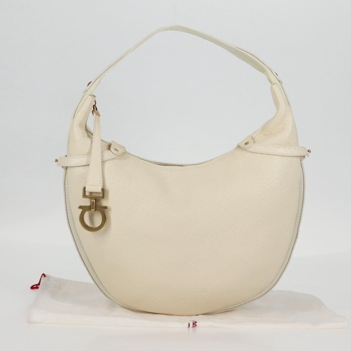 Salvatore Ferragamo Salvatore Ferragamo Gancini Hobo Leather Size ONE SIZE - 13 Thumbnail