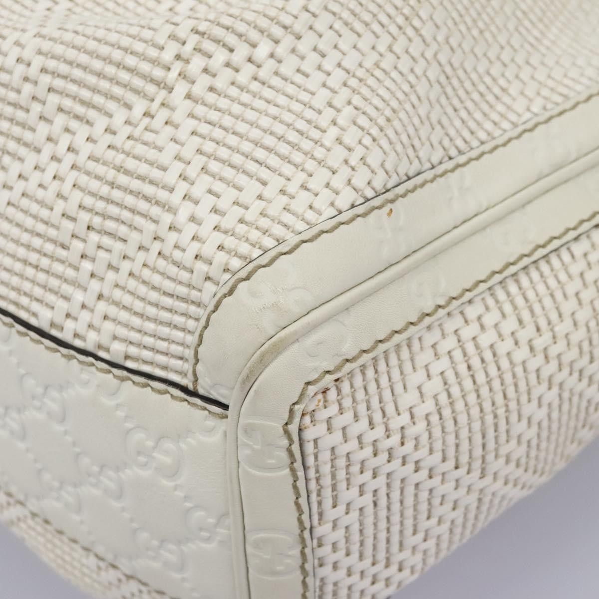 Gucci Gucci Sukey Tote Diamante Woven Raffia Size ONE SIZE - 12 Thumbnail