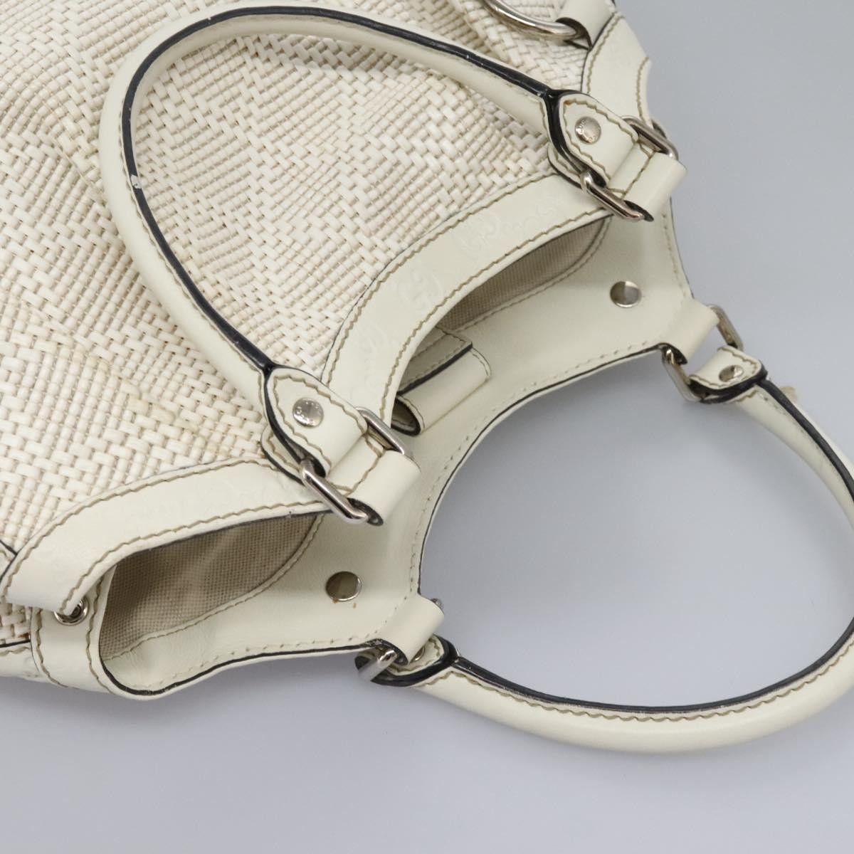 Gucci Gucci Sukey Tote Diamante Woven Raffia Size ONE SIZE - 16 Thumbnail