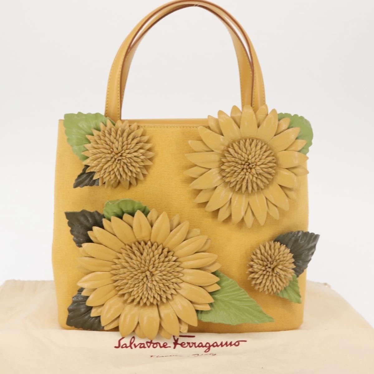 Salvatore Ferragamo Salvatore Ferragamo Flower tote Canvas Size ONE SIZE - 14 Thumbnail