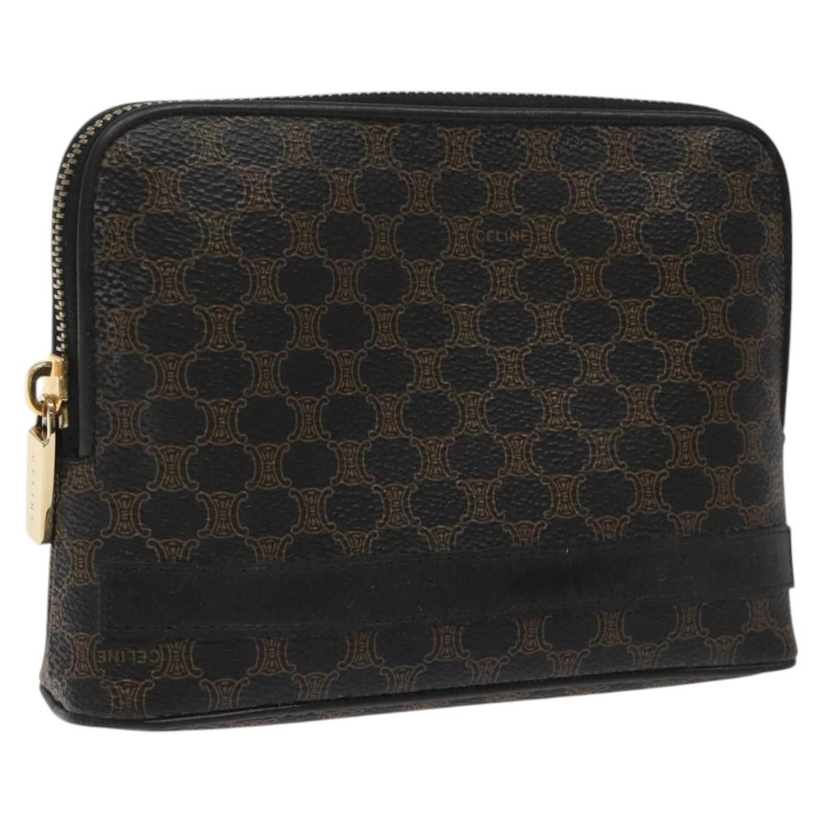 Celine Celine Macadam Pochette Canvas and Leather Size ONE SIZE - 16 Thumbnail
