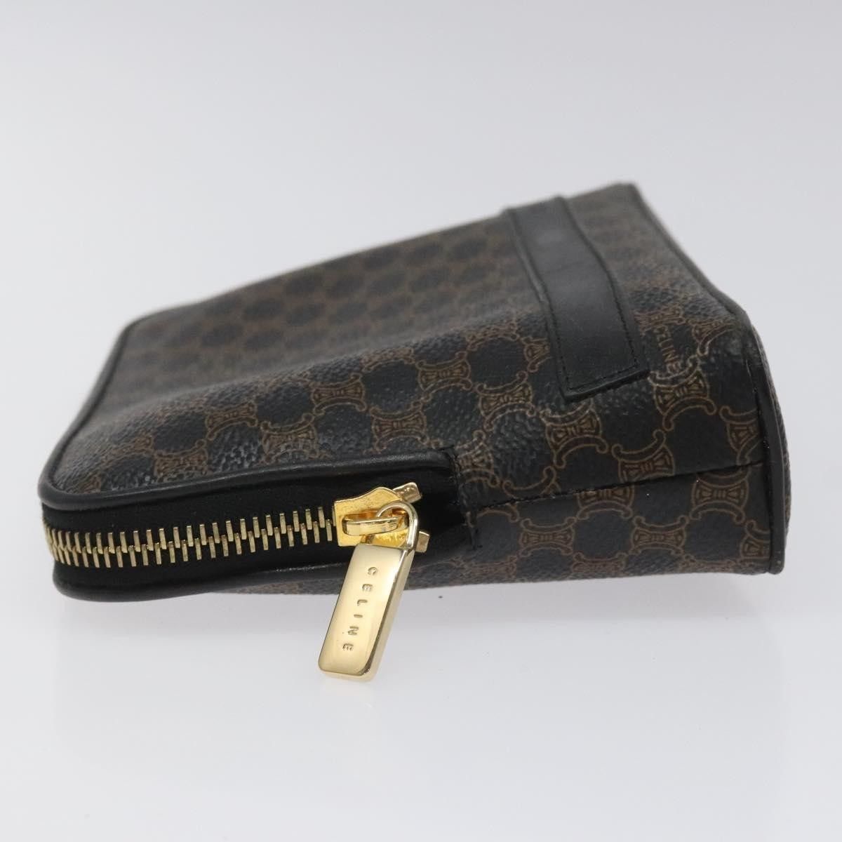 Celine Celine Macadam Pochette Canvas and Leather Size ONE SIZE - 4 Thumbnail