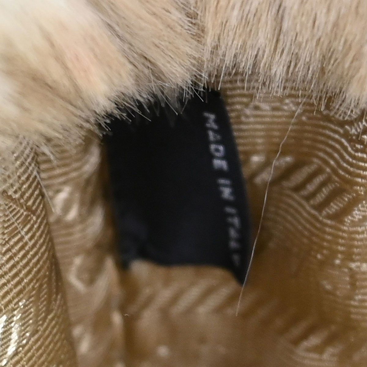 Prada Prada Canapa Tote Denim and Fur Size ONE SIZE - 5 Thumbnail