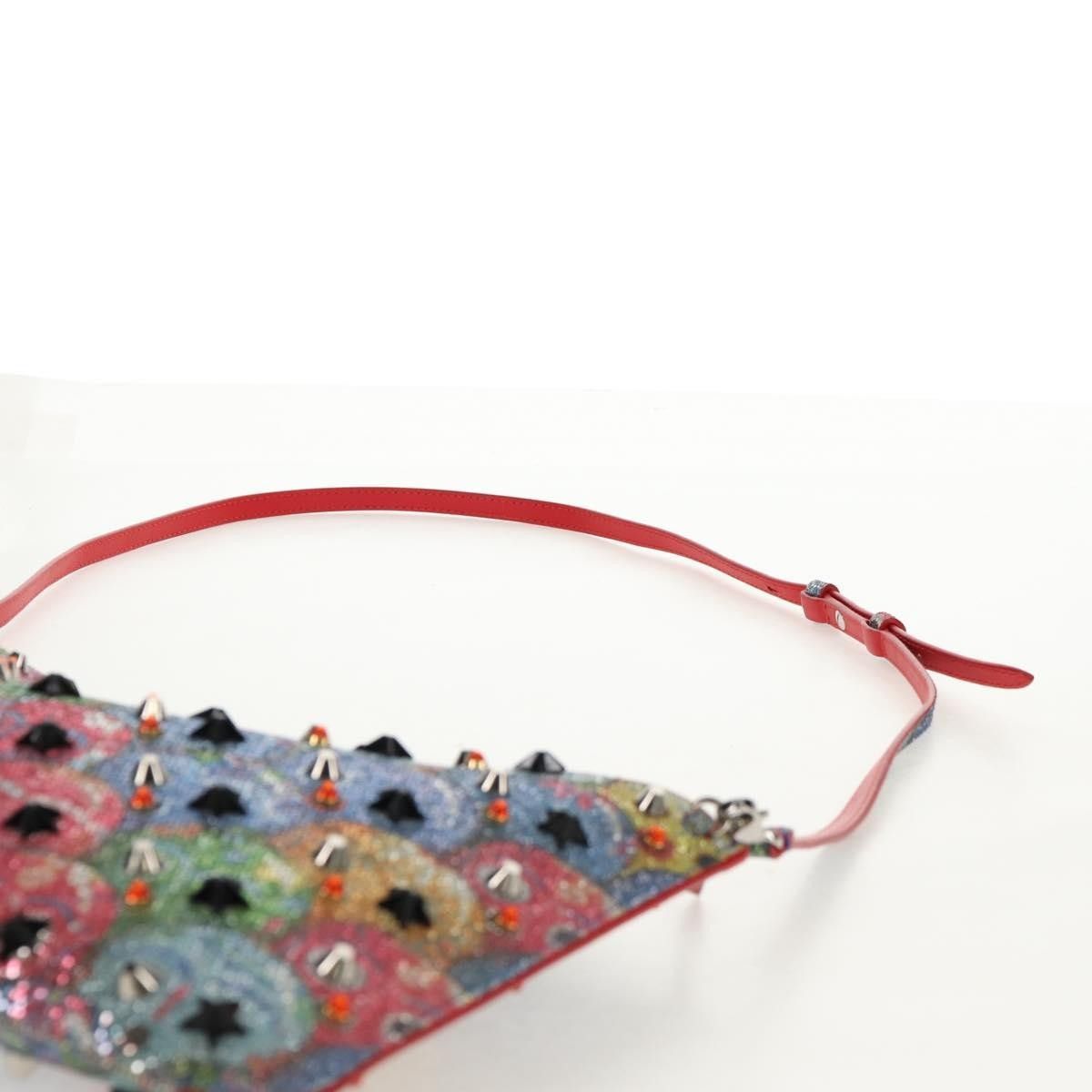Christian Louboutin Christian Louboutin Loubiclutch Spiked Printed Leather Size ONE SIZE - 20 Thumbnail