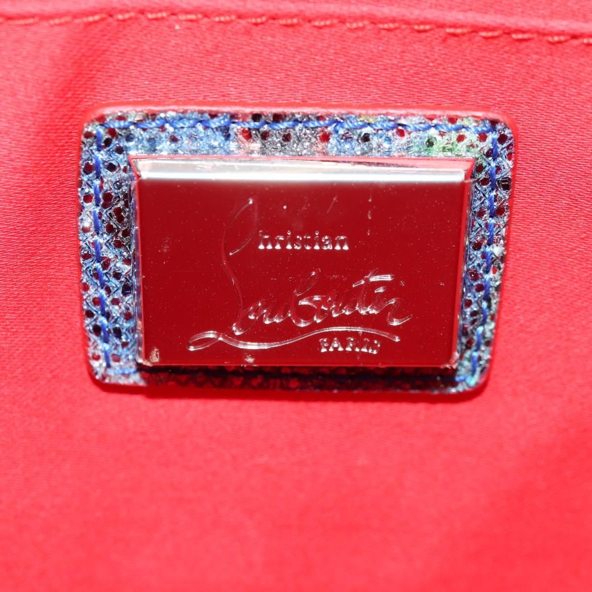 Christian Louboutin Christian Louboutin Loubiclutch Spiked Printed Leather Size ONE SIZE - 6 Thumbnail