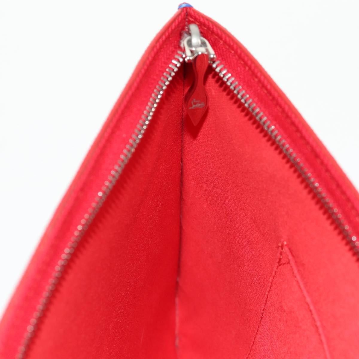 Christian Louboutin Christian Louboutin Loubiclutch Spiked Printed Leather Size ONE SIZE - 23 Thumbnail