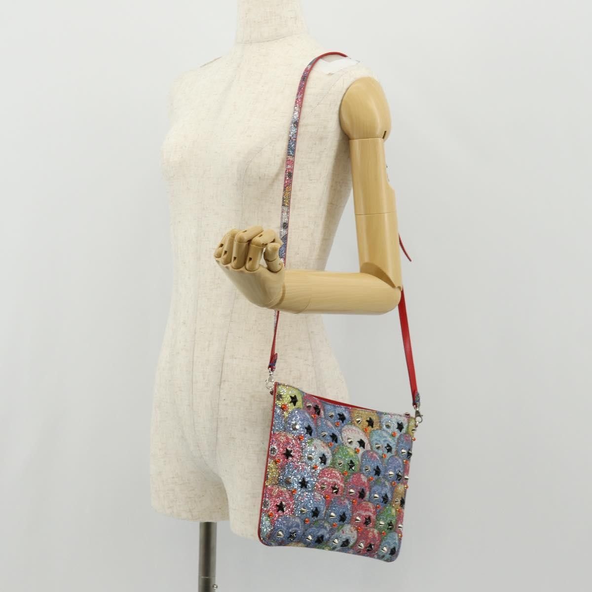 Christian Louboutin Christian Louboutin Loubiclutch Spiked Printed Leather Size ONE SIZE - 14 Thumbnail