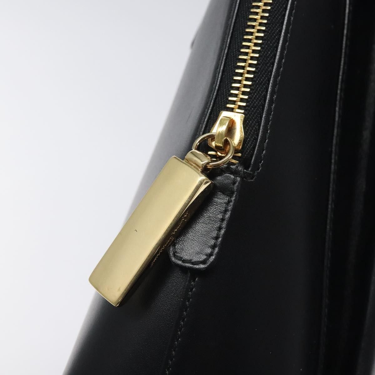 Salvatore Ferragamo Salvatore Ferragamo Vintage Zip Handbag Leather Size ONE SIZE - 17 Thumbnail
