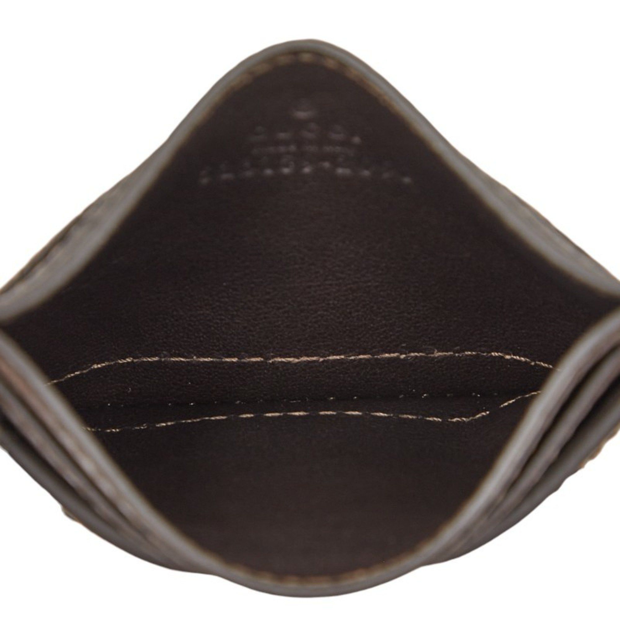 Gucci Gucci Ophidia GG Supreme Business Card Case 523159 Brown and Beige Leather Women's GUCCI Size ONE SIZE - 6 Thumbnail
