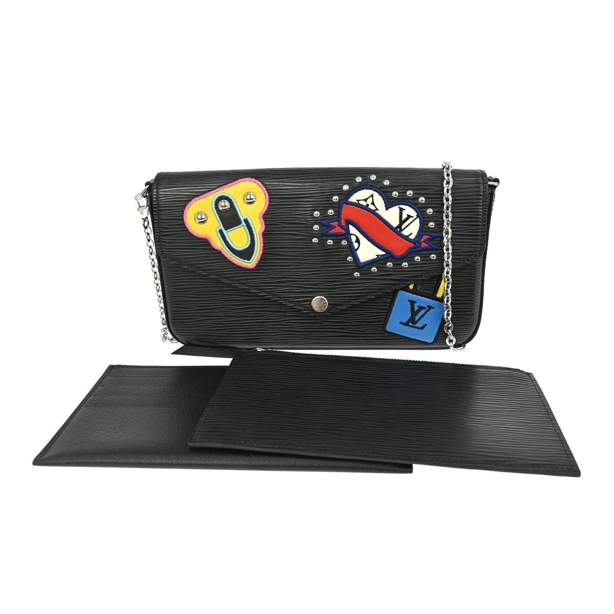 Louis Vuitton Louis Vuitton Felicie Pochette Limited Edition Patchwork Epi Leather Size ONE SIZE - 7 Thumbnail