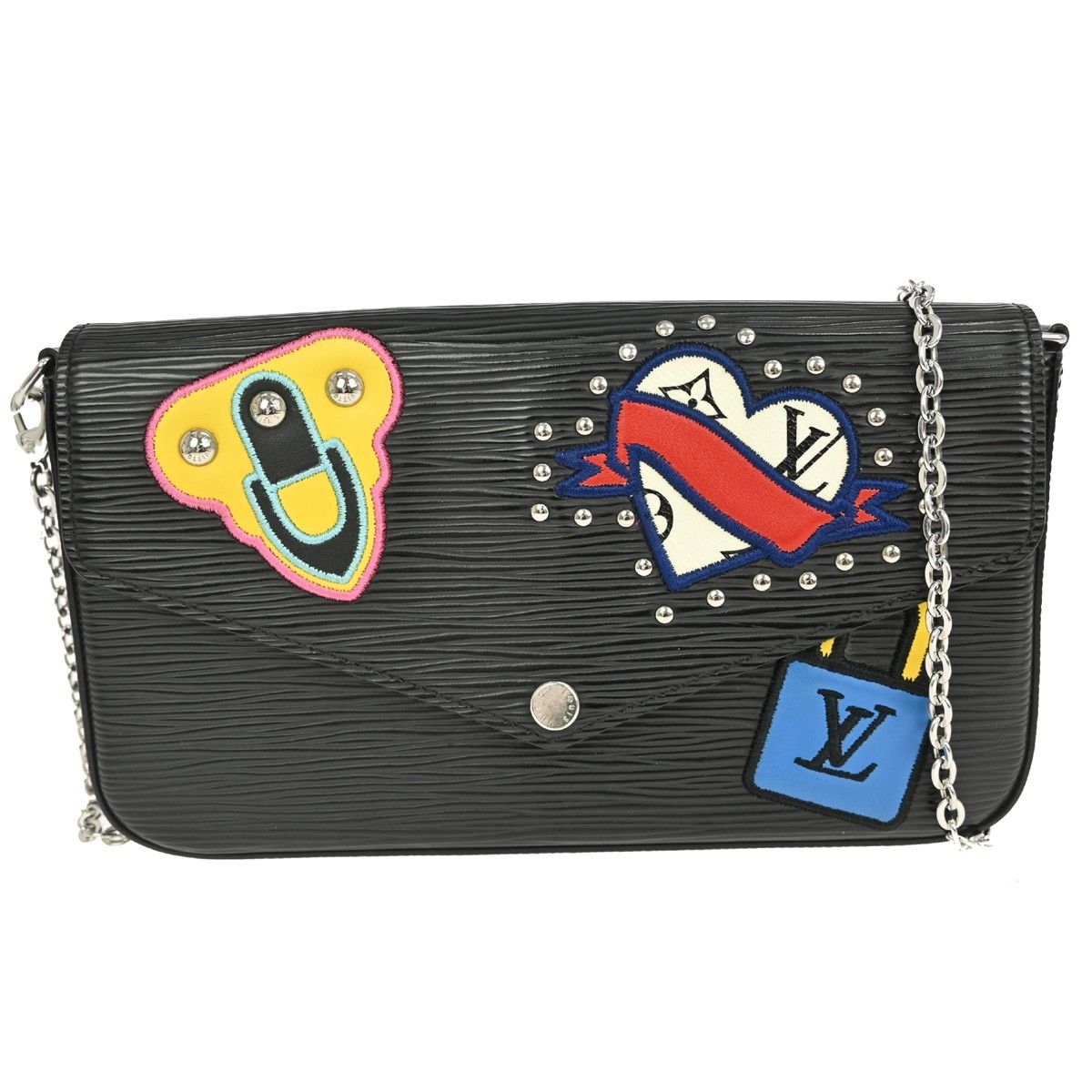 Louis Vuitton Louis Vuitton Felicie Pochette Limited Edition Patchwork Epi Leather Size ONE SIZE - 2 Thumbnail