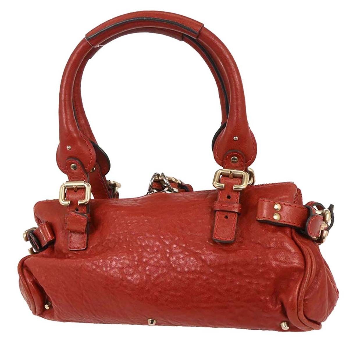 Chloe Chloe Paddington Lock Handbag Leather Size ONE SIZE - 2 Thumbnail