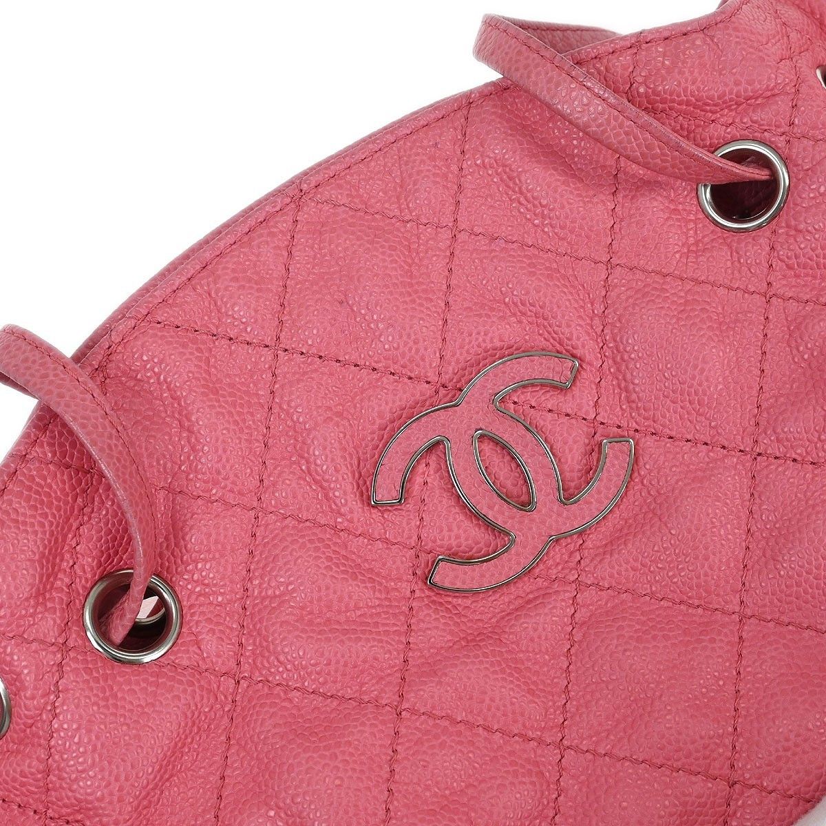 Chanel Chanel Cocomark Drawstring Tote Quilted Caviar Size ONE SIZE - 9 Thumbnail