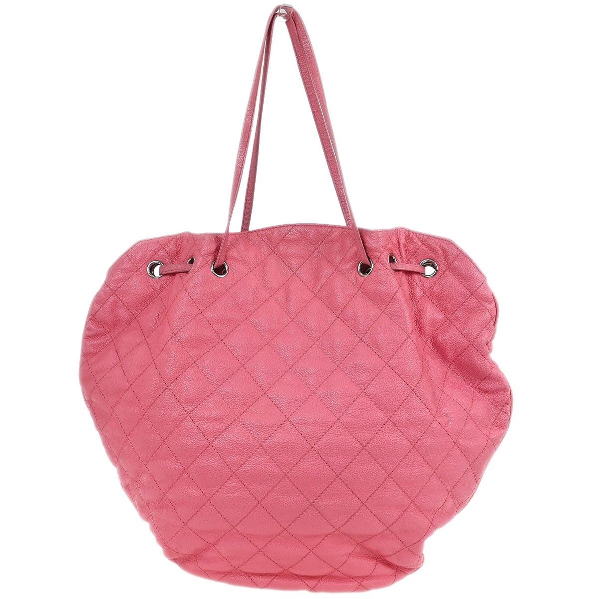 Chanel Chanel Cocomark Drawstring Tote Quilted Caviar Size ONE SIZE - 2 Thumbnail