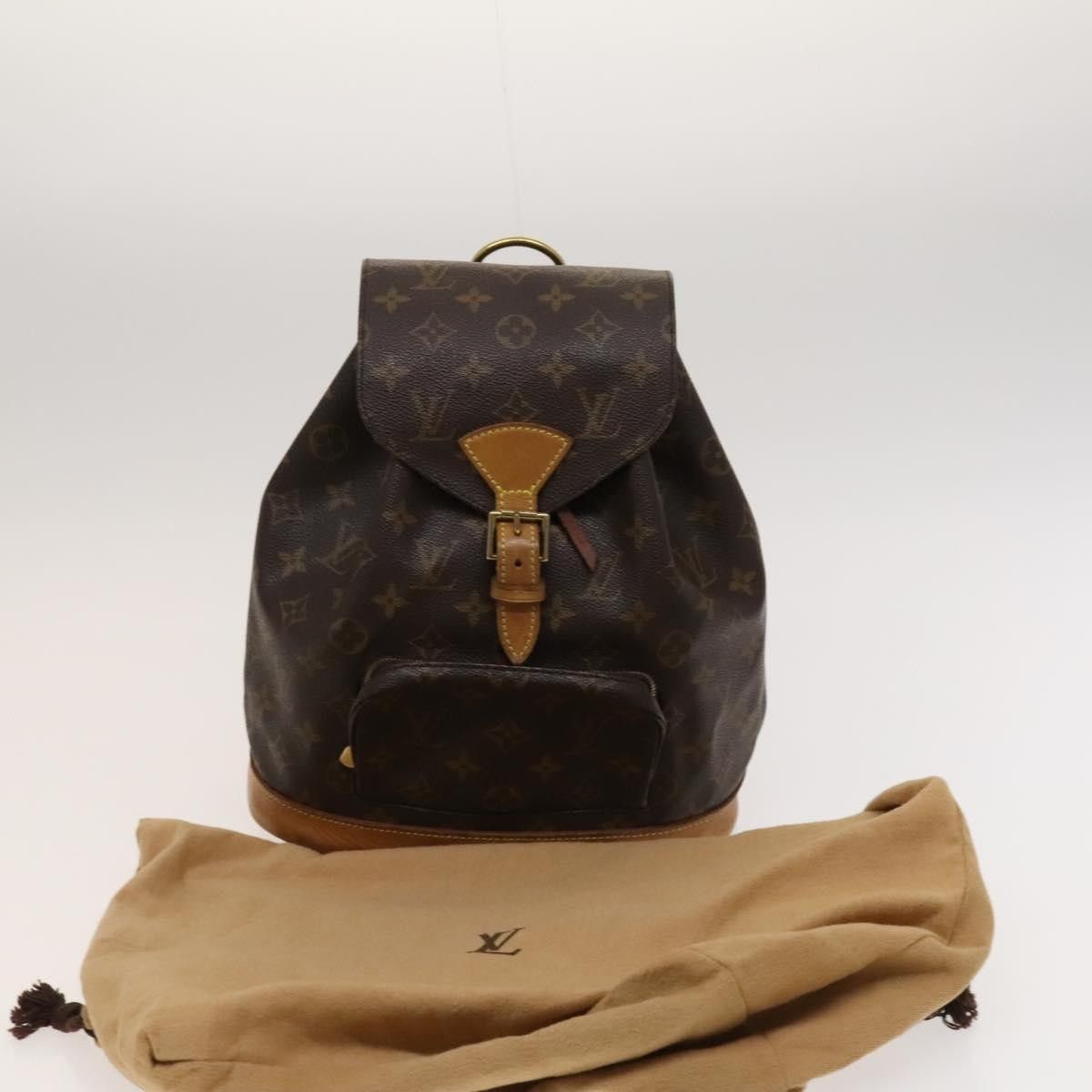 Louis Vuitton Louis Vuitton Vintage Montsouris Backpack Monogram Canvas Size ONE SIZE - 14 Thumbnail