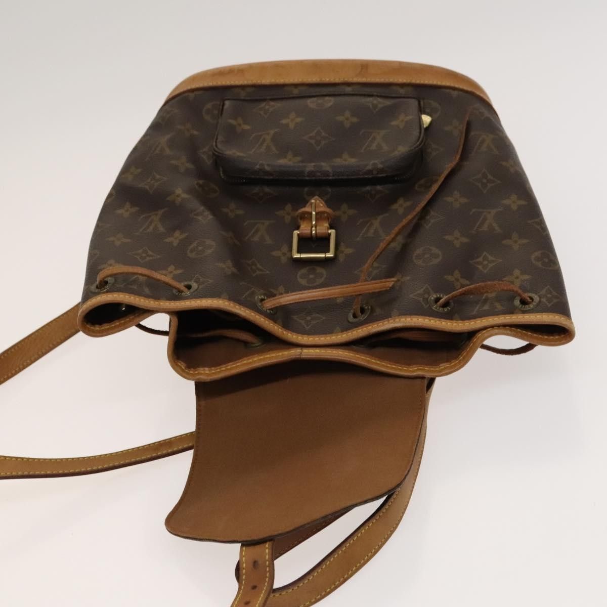 Louis Vuitton Louis Vuitton Vintage Montsouris Backpack Monogram Canvas Size ONE SIZE - 17 Thumbnail