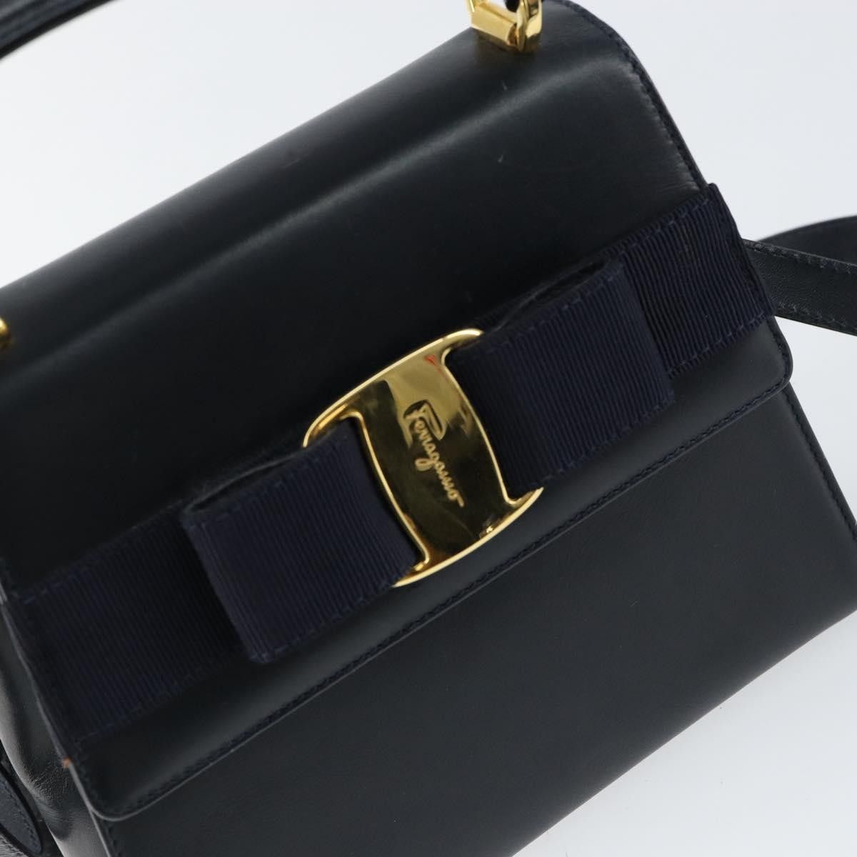 Salvatore Ferragamo Salvatore Ferragamo Vala Handbag Leather Size ONE SIZE - 12 Thumbnail