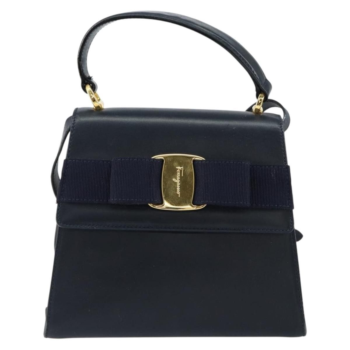 Salvatore Ferragamo Salvatore Ferragamo Vala Handbag Leather Size ONE SIZE - 18 Thumbnail