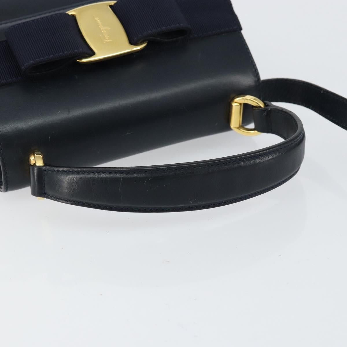 Salvatore Ferragamo Salvatore Ferragamo Vala Handbag Leather Size ONE SIZE - 7 Thumbnail