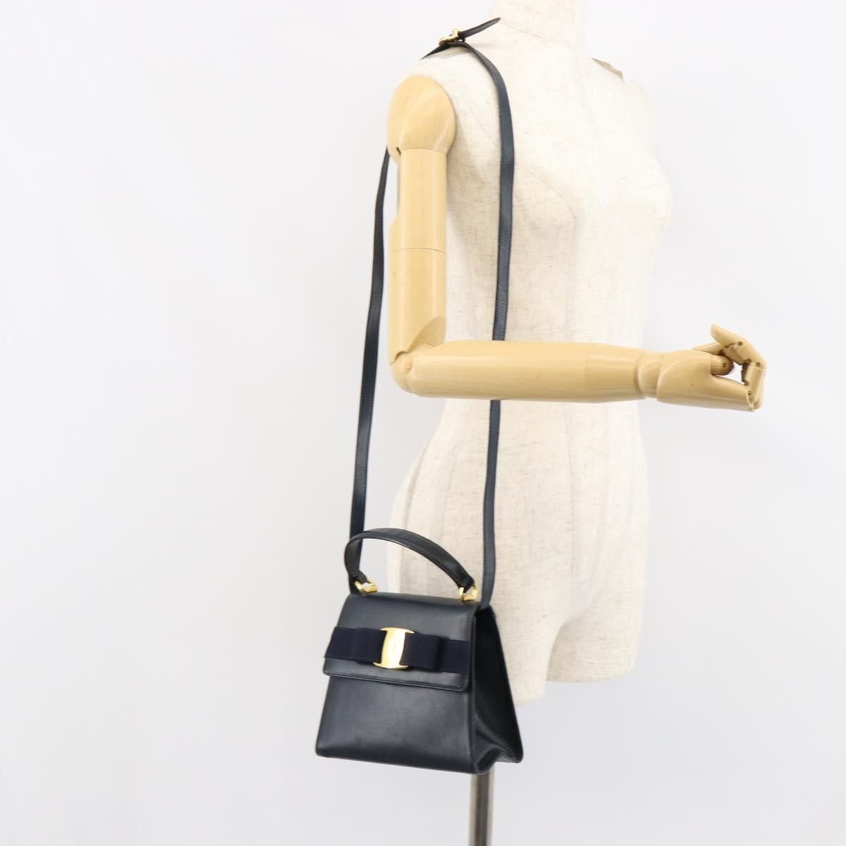 Salvatore Ferragamo Salvatore Ferragamo Vala Handbag Leather Size ONE SIZE - 13 Thumbnail