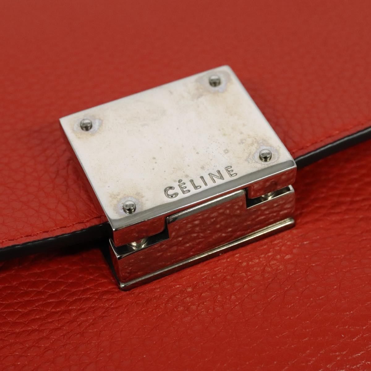 Celine Trapeze Bag Leather with Suede