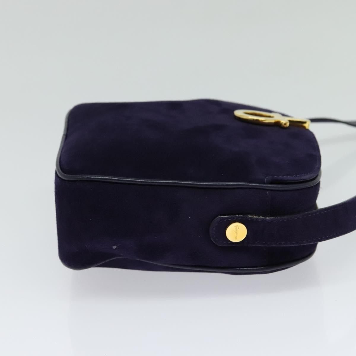 Salvatore Ferragamo Salvatore Ferragamo Gancini Shoulder Bag Suede Size ONE SIZE - 4 Thumbnail