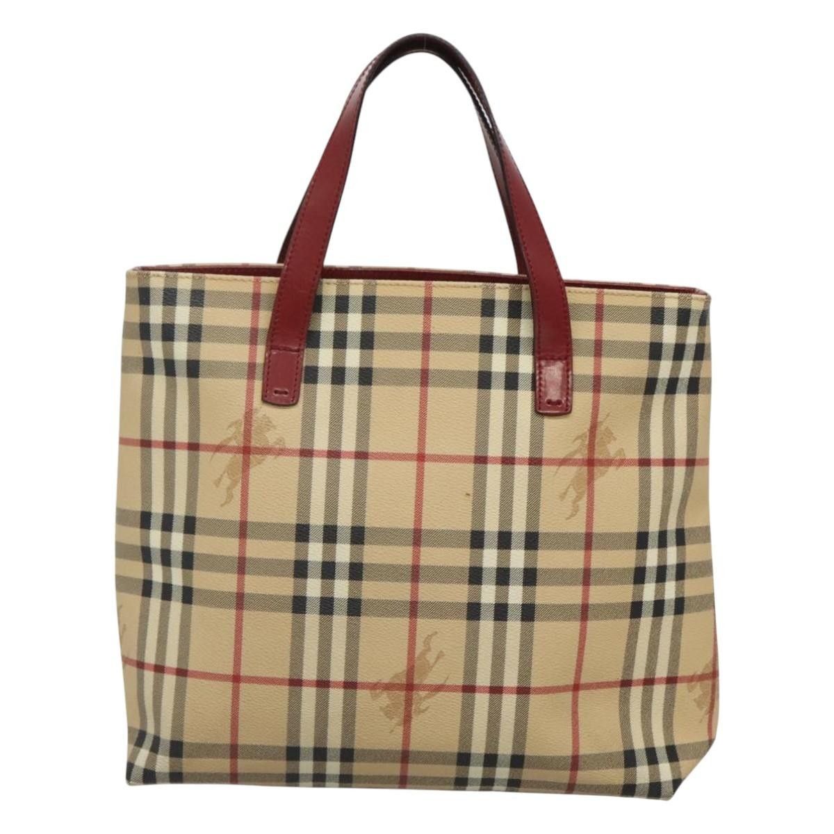 Burberry Burberry Nova Check Tote Canvas and Leather Size ONE SIZE - 2 Thumbnail