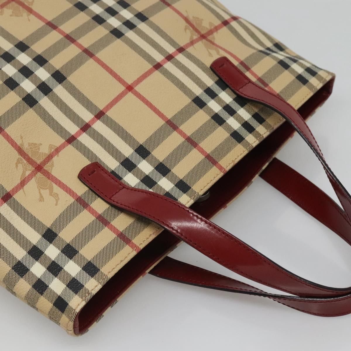 Burberry Burberry Nova Check Tote Canvas and Leather Size ONE SIZE - 18 Thumbnail