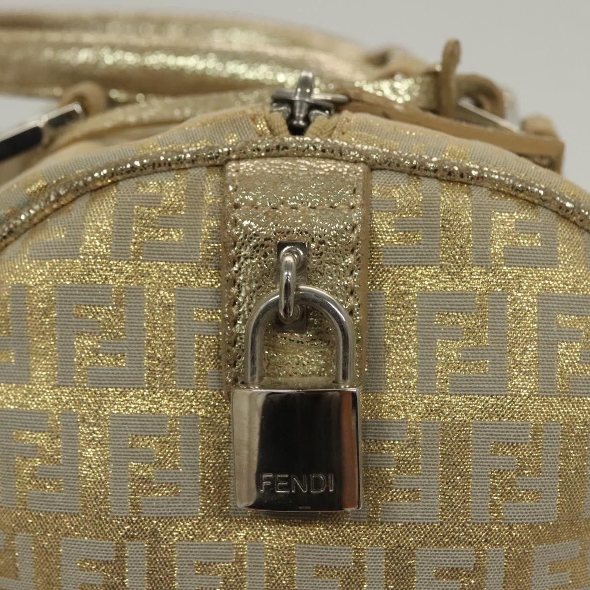 Fendi Fendi Boston Bag Zucchino Lurex Canvas Size ONE SIZE - 13 Thumbnail