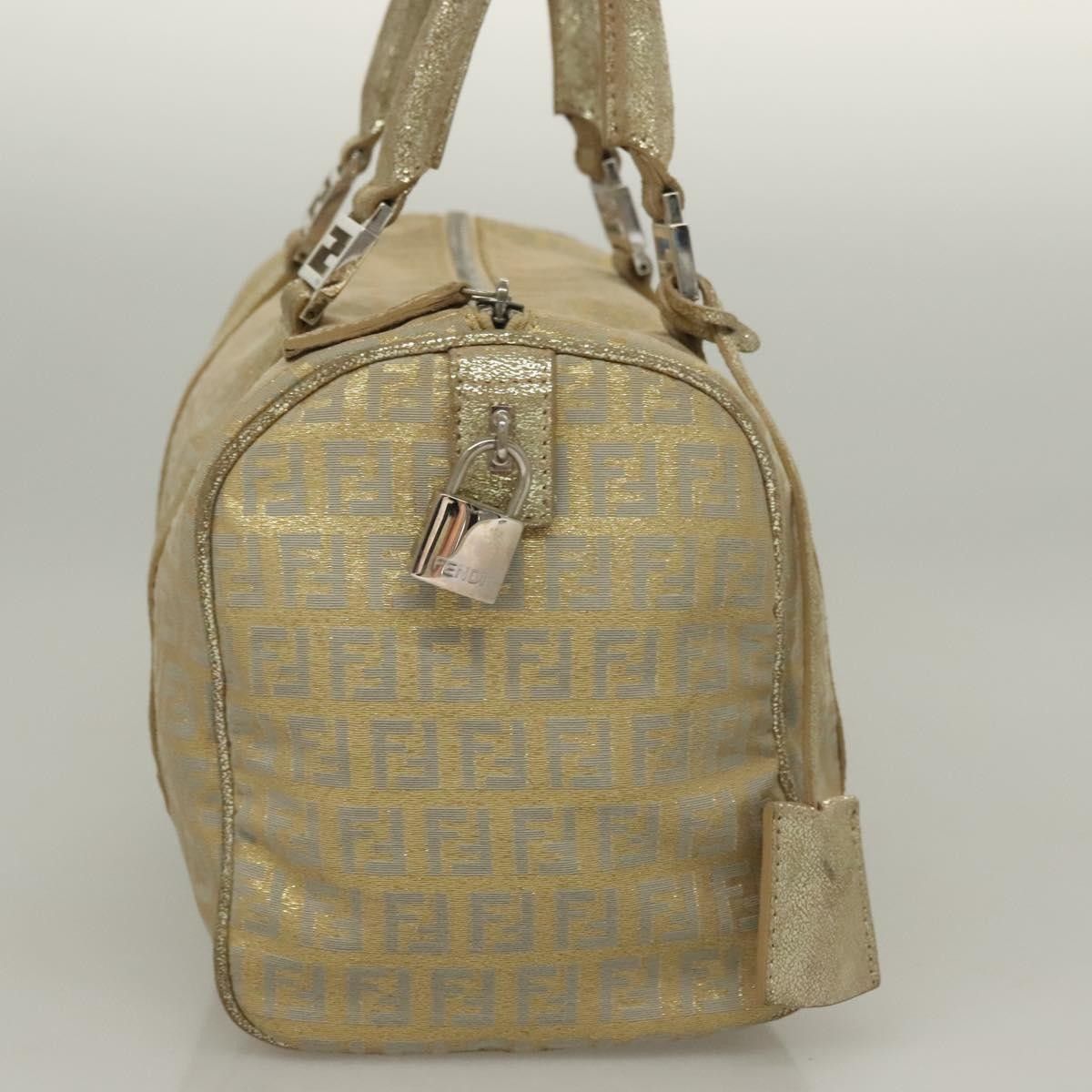 Fendi Fendi Boston Bag Zucchino Lurex Canvas Size ONE SIZE - 4 Thumbnail