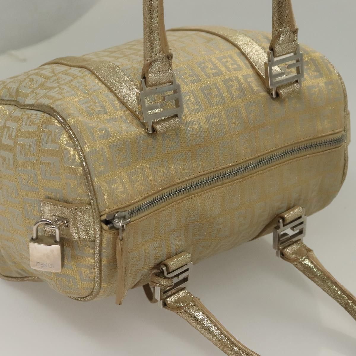 Fendi Fendi Boston Bag Zucchino Lurex Canvas Size ONE SIZE - 17 Thumbnail