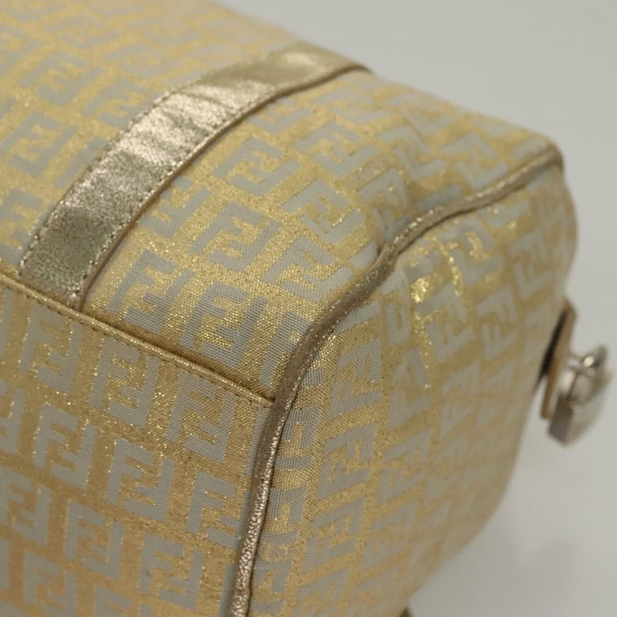 Fendi Fendi Boston Bag Zucchino Lurex Canvas Size ONE SIZE - 10 Thumbnail