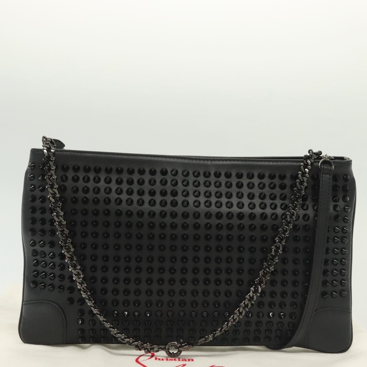 Christian Louboutin Christian Louboutin Loubiclutch Spiked Leather Size ONE SIZE - 16 Thumbnail