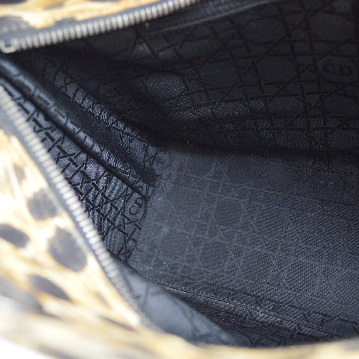 Dior Christian Dior Vintage Lady Dior Bag Printed Cannage Quilt Canvas Size ONE SIZE - 8 Thumbnail