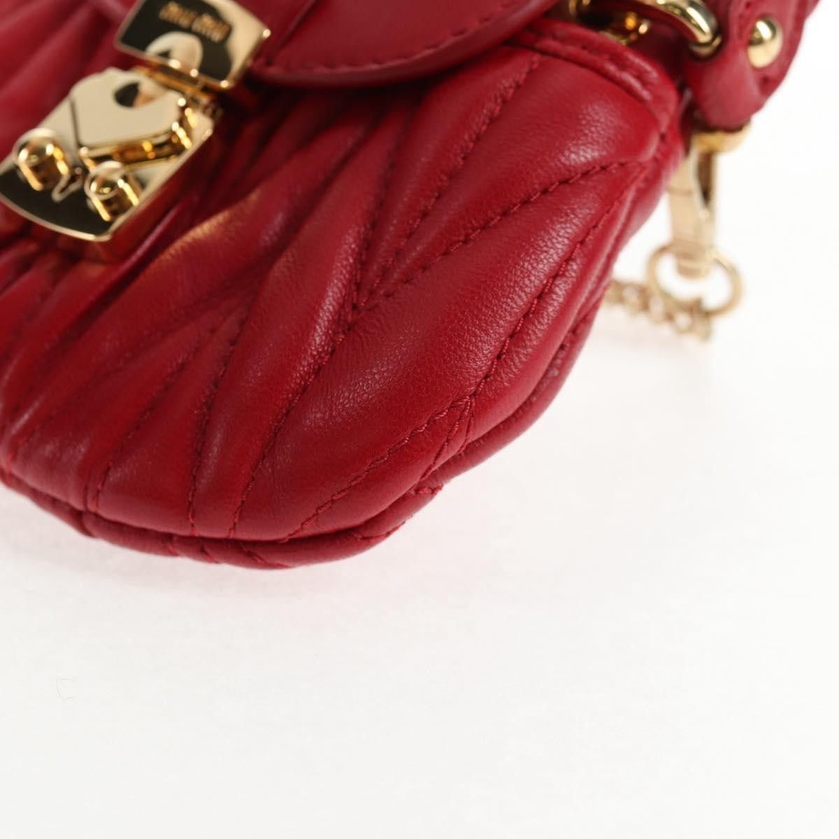 Miu Miu Miu Miu Chain Clutch Leather Size ONE SIZE - 10 Thumbnail