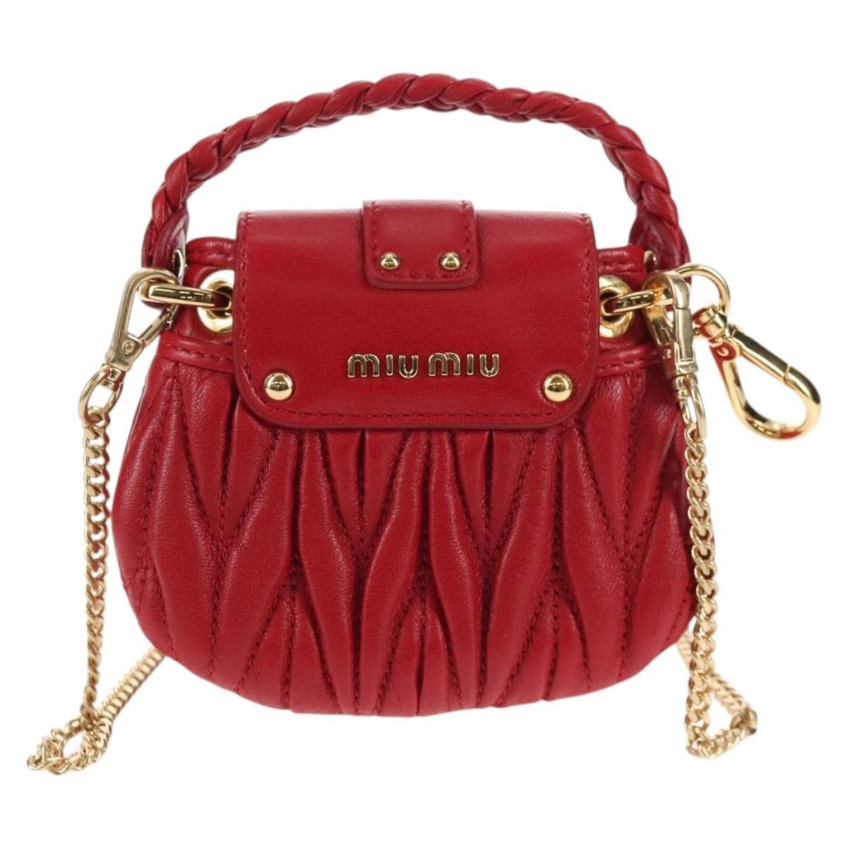 Miu Miu Miu Miu Chain Clutch Leather Size ONE SIZE - 2 Thumbnail
