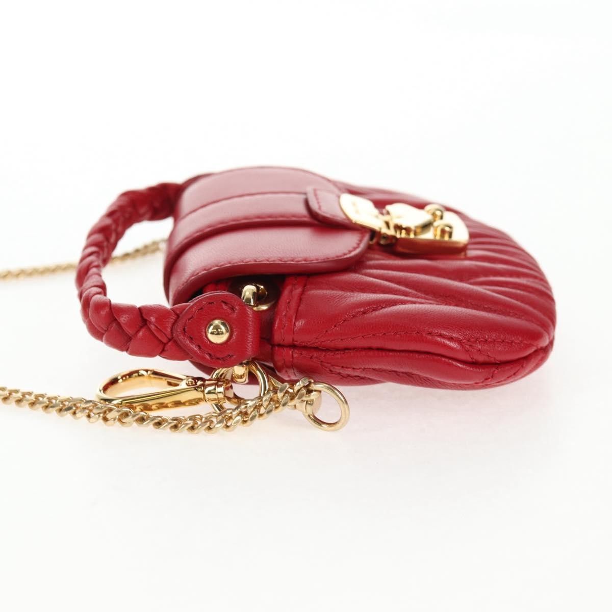 Miu Miu Miu Miu Chain Clutch Leather Size ONE SIZE - 4 Thumbnail