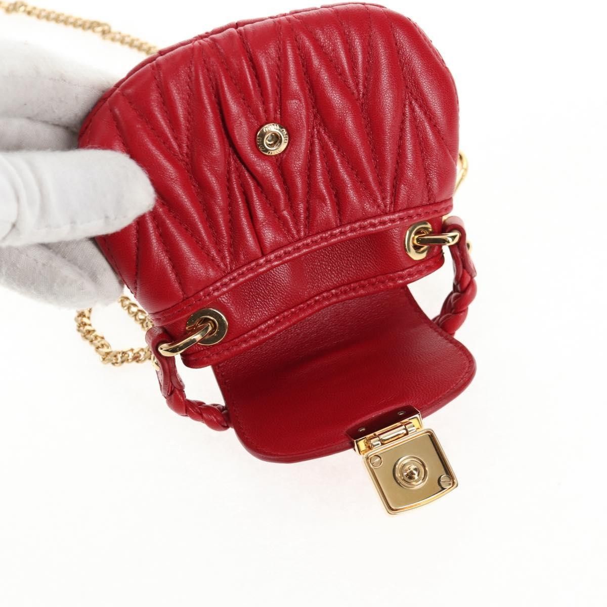 Miu Miu Miu Miu Chain Clutch Leather Size ONE SIZE - 19 Thumbnail