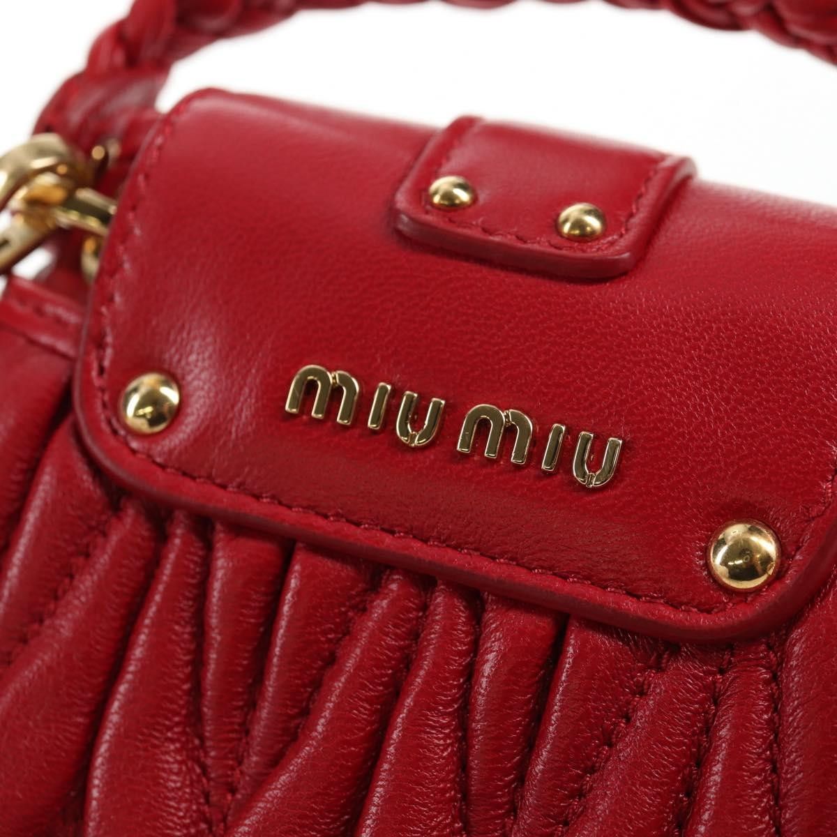 Miu Miu Miu Miu Chain Clutch Leather Size ONE SIZE - 7 Thumbnail