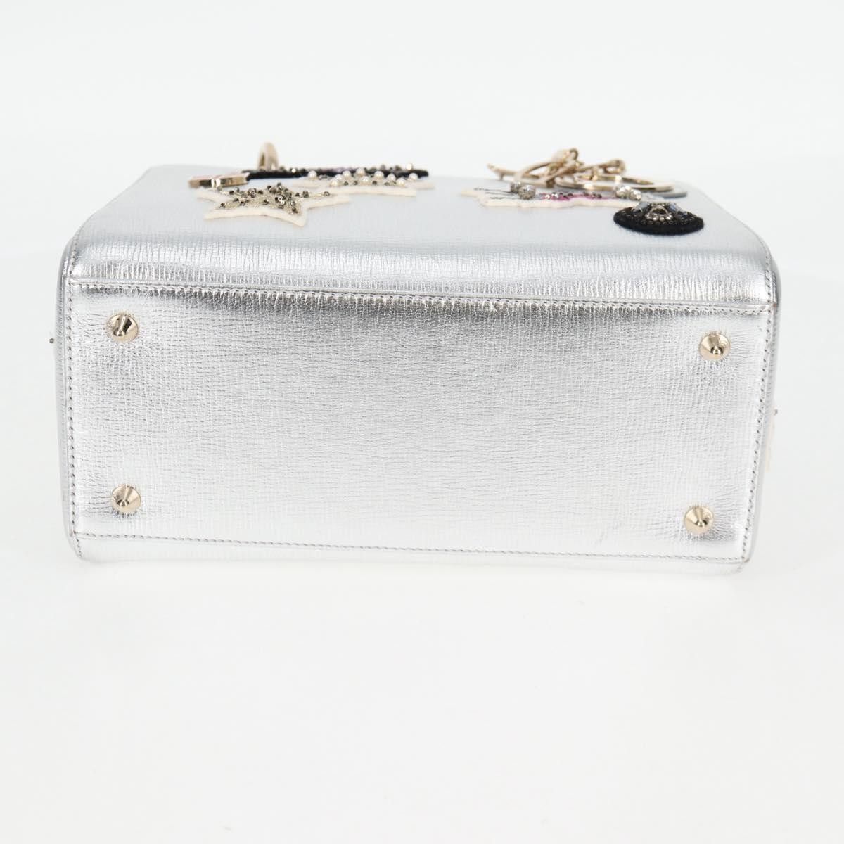 Dior Christian Dior Lady Dior Bag with Embellished Strap Leather Size ONE SIZE - 16 Thumbnail
