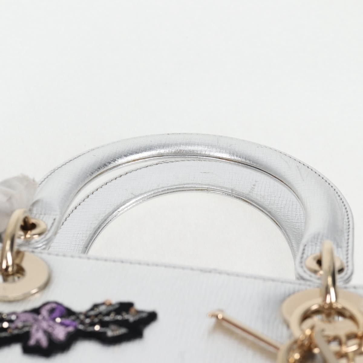 Dior Christian Dior Lady Dior Bag with Embellished Strap Leather Size ONE SIZE - 21 Thumbnail