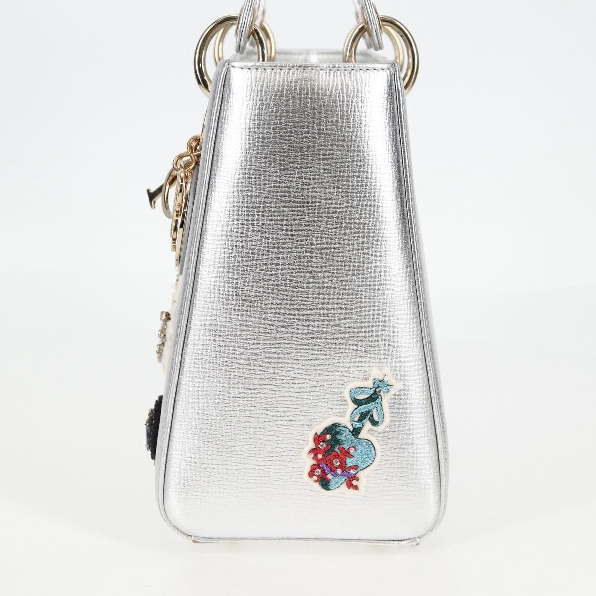 Dior Christian Dior Lady Dior Bag with Embellished Strap Leather Size ONE SIZE - 3 Thumbnail