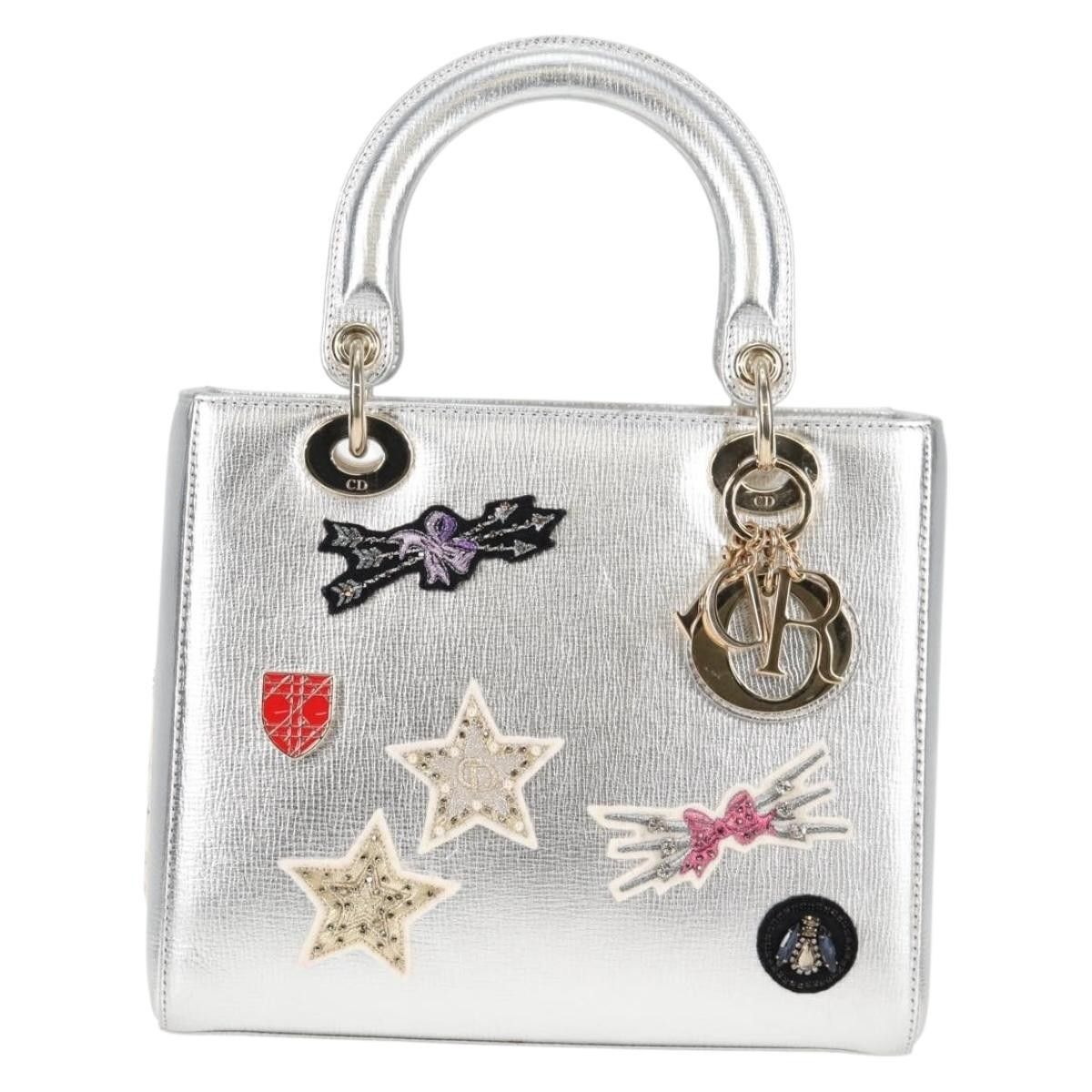 Dior Christian Dior Lady Dior Bag with Embellished Strap Leather Size ONE SIZE - 20 Thumbnail