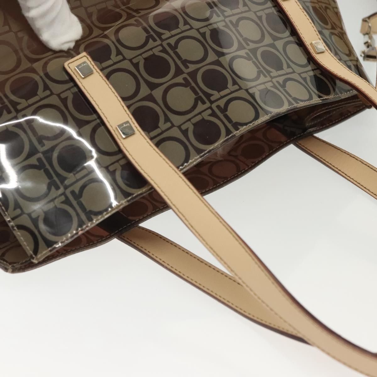 Salvatore Ferragamo Salvatore Ferragamo Gancini Tote Vinyl Size ONE SIZE - 15 Thumbnail