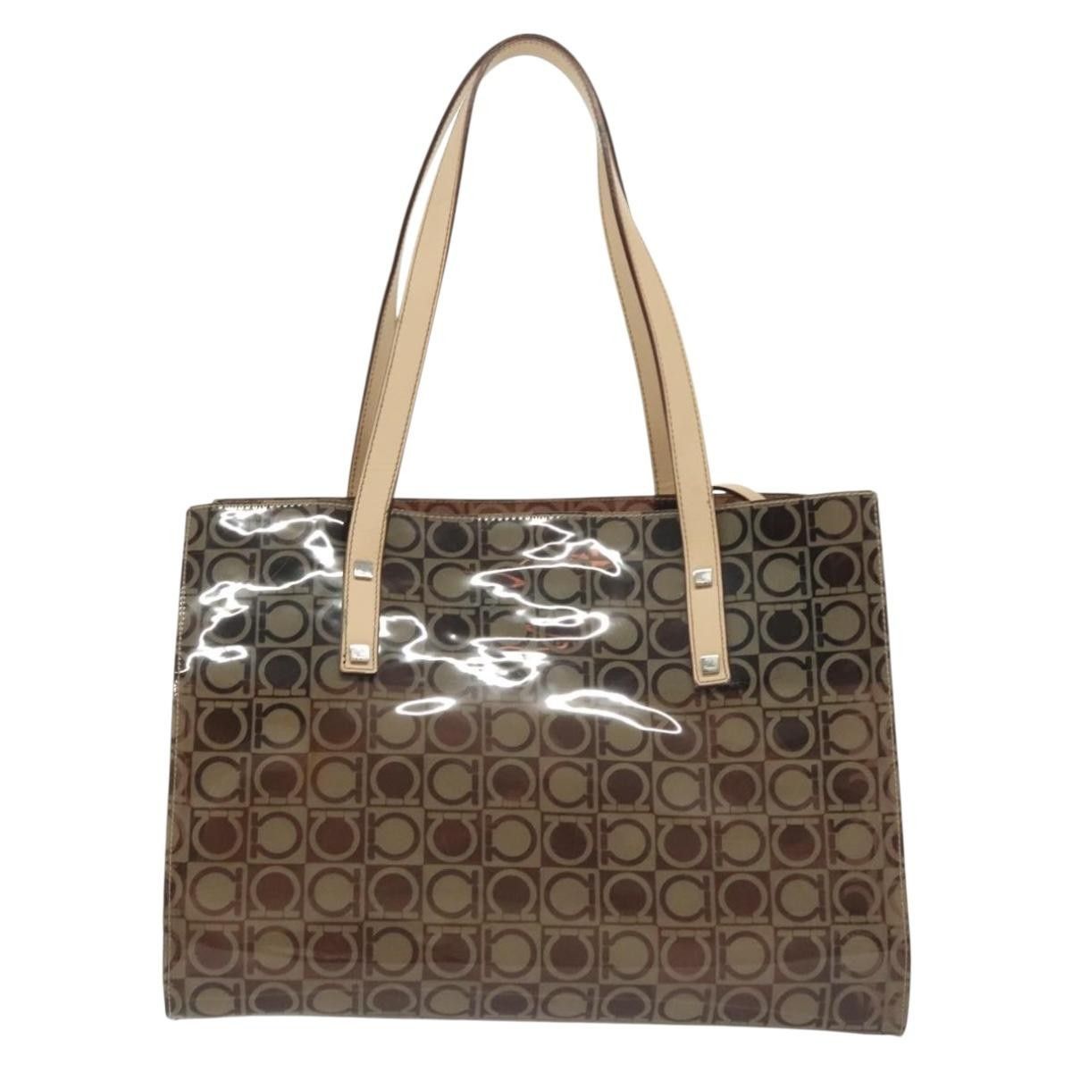 Salvatore Ferragamo Salvatore Ferragamo Gancini Tote Vinyl Size ONE SIZE - 2 Thumbnail