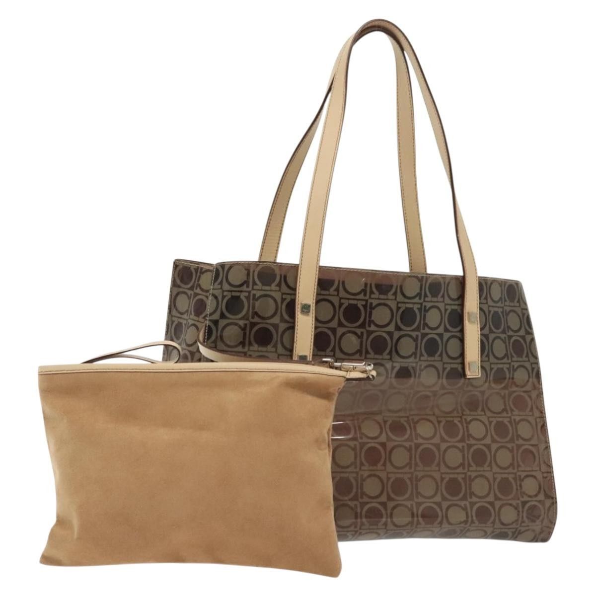 Salvatore Ferragamo Salvatore Ferragamo Gancini Tote Vinyl Size ONE SIZE - 13 Thumbnail